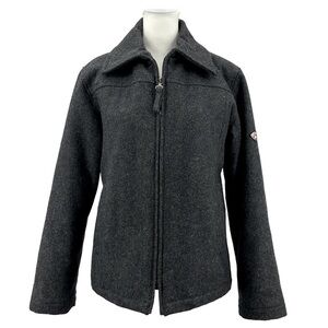 POSTCARD Italy Minimalist Gray Wool Alpaca Blend Jacket Size 4